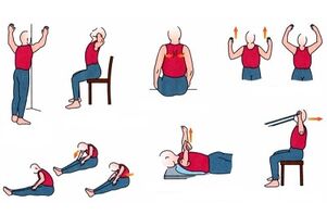 physical exercise for thoracic osteochondrosis