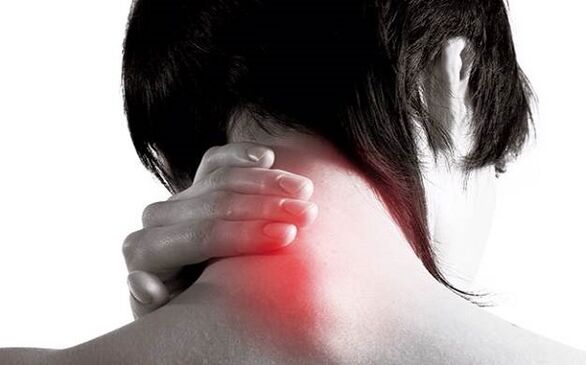 neck pain with osteochondrosis
