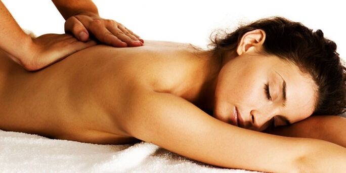 Therapeutic massage for osteochondrosis