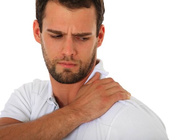 Shoulder pain due to arthrosis
